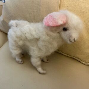 HANDMADE NEEDLE-FELT LAMB